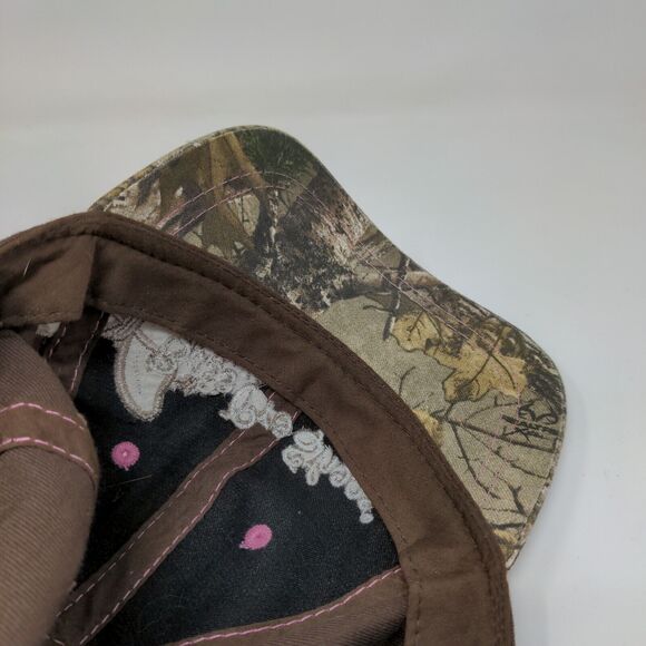 Bass Pro Shops Girls Strapback Camo Hat Brown Camo Size Youth Embroidered - Picture 10 of 12